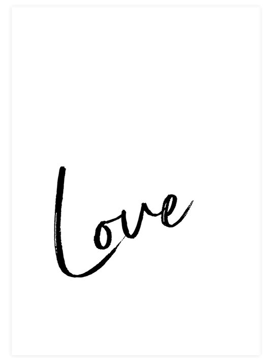 Love N3 Poster - Giclée Baskı