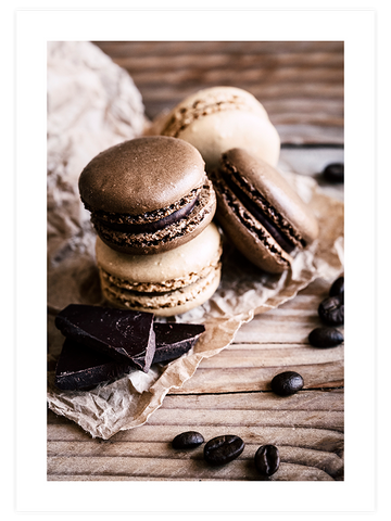 Café & Macaron - Poster Seti Trio