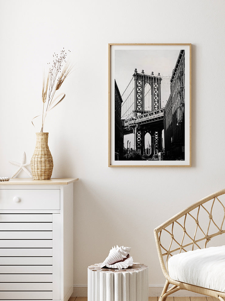 Manhattan Bridge - Art Print  Poster
