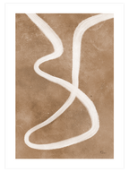 Marron Calme 1 - Art Print