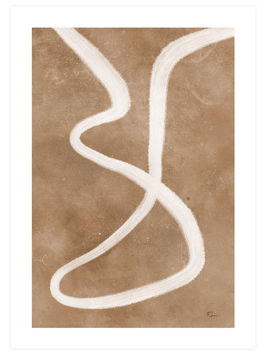 Marron Calme 1 - Art Print
