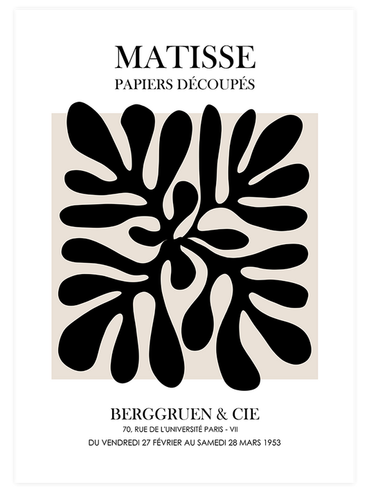 Matisse Soyut Afiş N3 Poster - Giclée Baskı