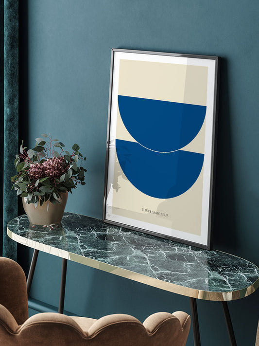 The Classic Blue Poster - Giclée Baskı