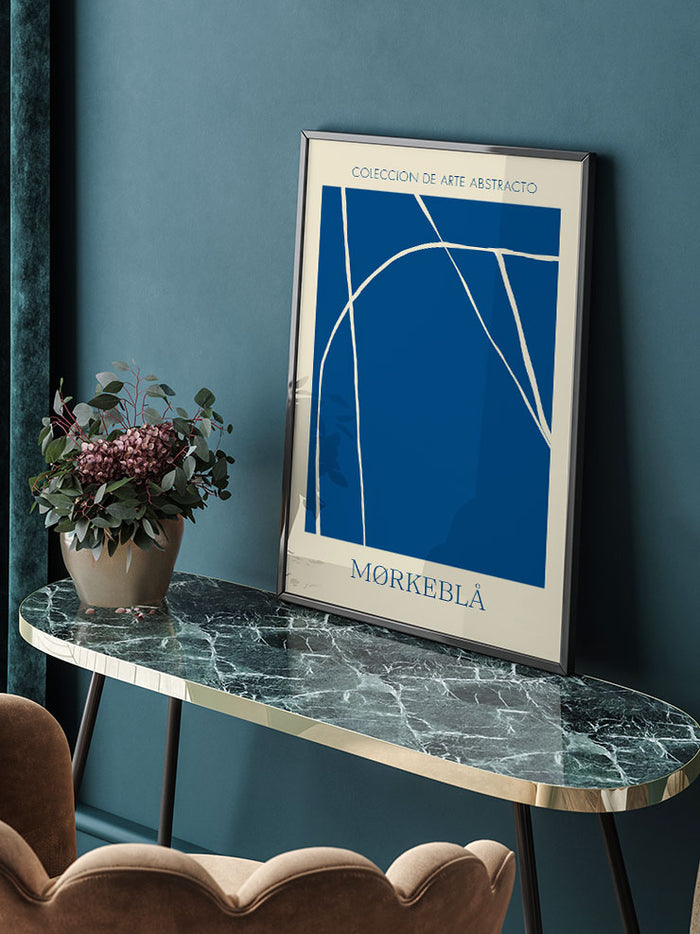 Morkebla - Art Print  Poster