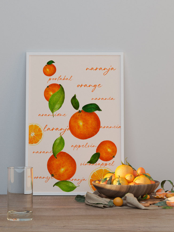 Oranges - Art Print Ürün ikincil görseli
