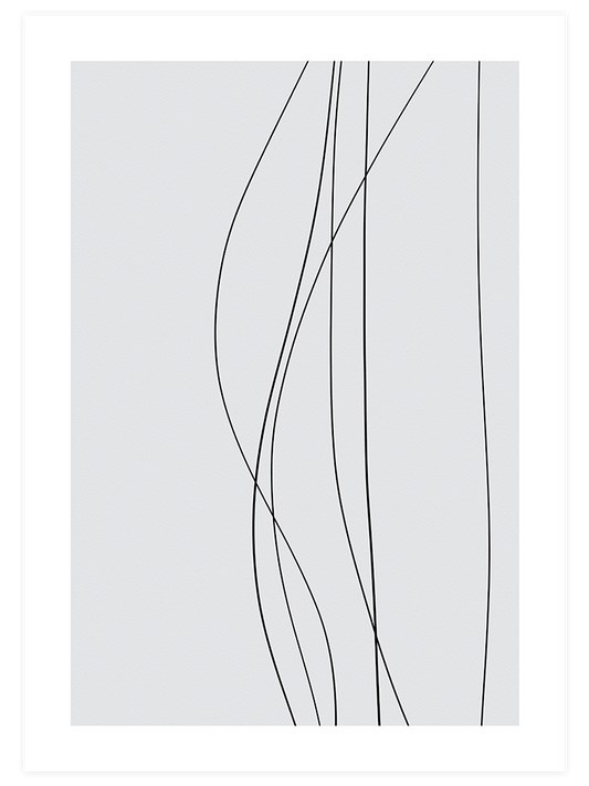Minimalist Lines N2 Poster - Giclée Baskı