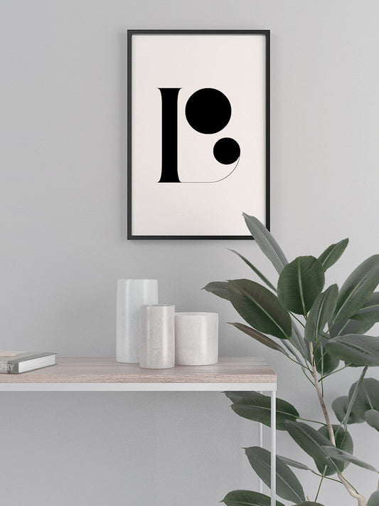 Love N1 Poster - Giclée Baskı