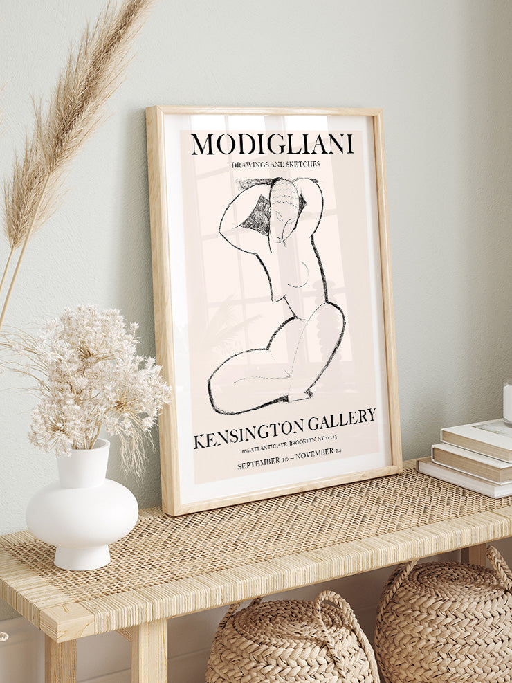Modigliani Afiş N3 - Art Print  Poster