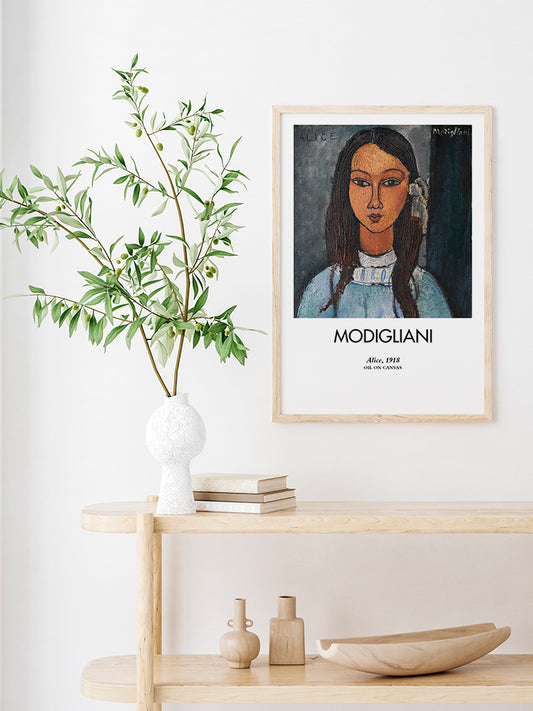 Modigliani Alice - Fine Art Poster
