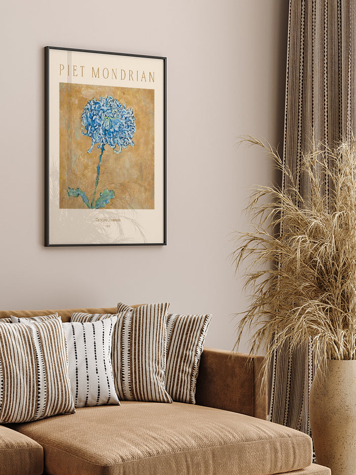 Piet Mondrian Chrysanthemum - Art Print  Poster