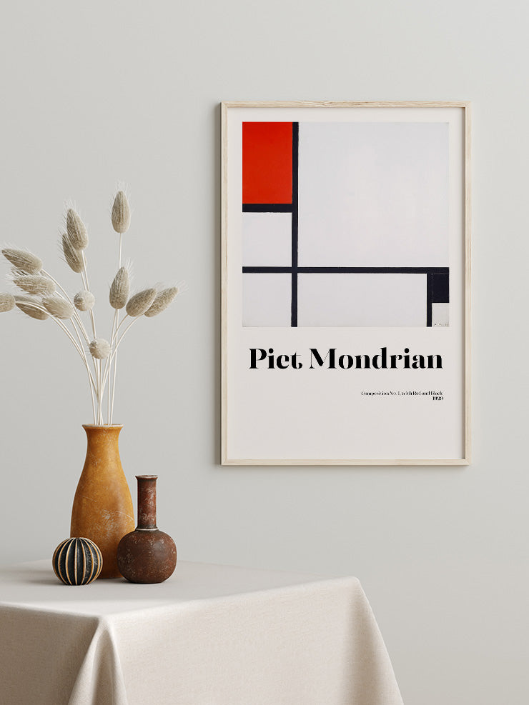 Mondrian Composition No.1 - Art Print  Poster