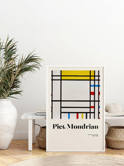 Mondrian Place De La Concorde Poster - Giclée Baskı