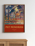 Mondrian Bois Près d'Oele - Art Print