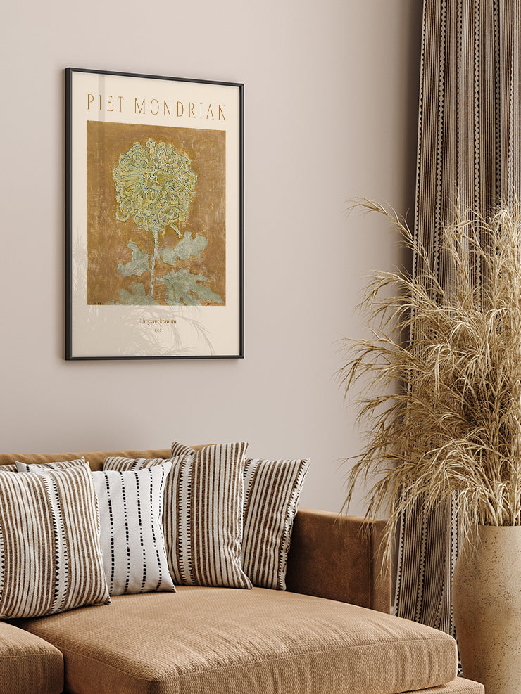Piet Mondrian Chrysanthemum N2 - Art Print