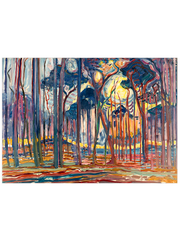 Mondrian Woods Near Oele - Fine Art Poster