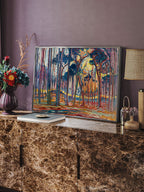 Mondrian Woods Near Oele - Art Print