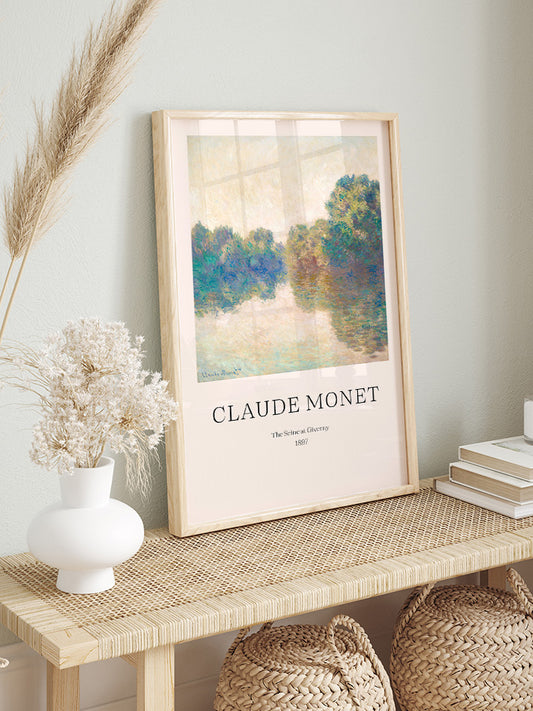 Claude Monet The Seine At Giverny Poster - Giclée Baskı