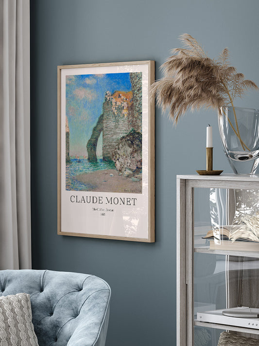 Claude Monet The Cliffs At Étretat - Fine Art Poster