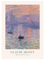 Monet Impression Soleil Levant - Art Print