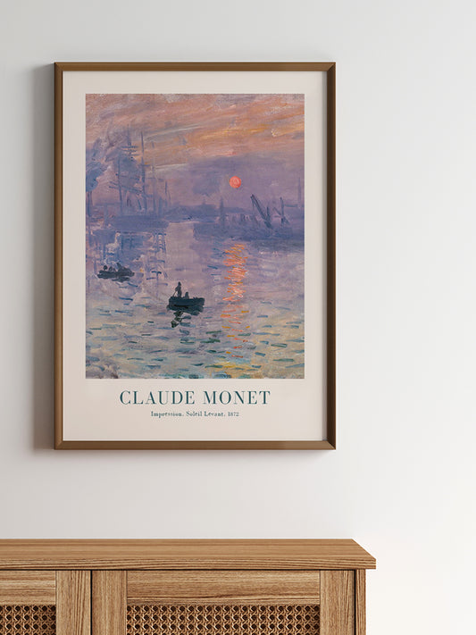 Monet Impression Soleil Levant - Art Print