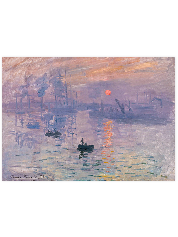 Monet Impression Sunrise - Art Print Ürün ana görseli