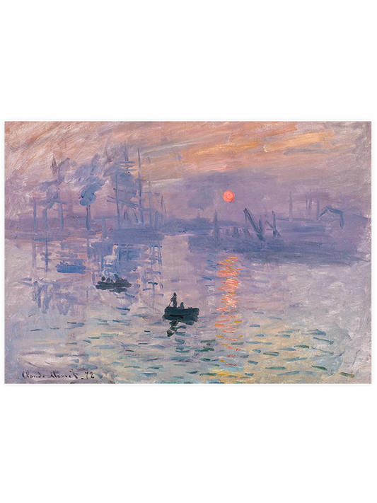 Monet Impression Sunrise Poster - Giclée Baskı