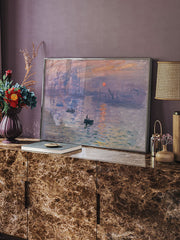 Monet Impression Sunrise - Fine Art Poster