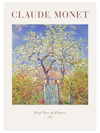 Monet Pear Tree in Flower - Art Print