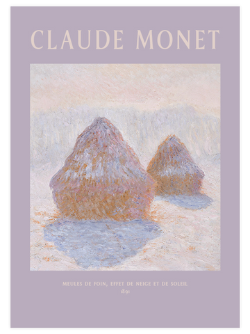 Claude Monet Meules de Foin- Art Print
