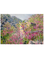 Monet The Valley of Sasso - Art Print