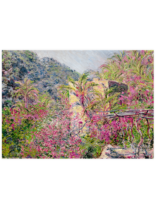 Monet The Valley of Sasso - Art Print