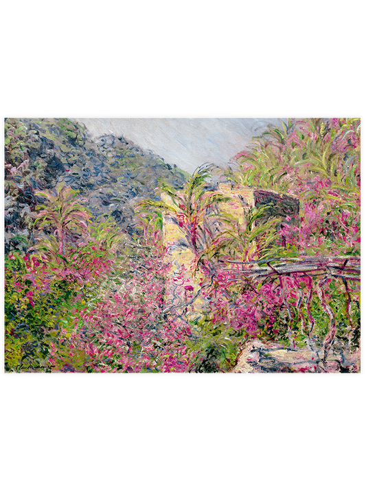 Monet The Valley of Sasso - Fine Art Poster