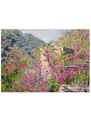 Monet The Valley of Sasso - Fine Art Poster