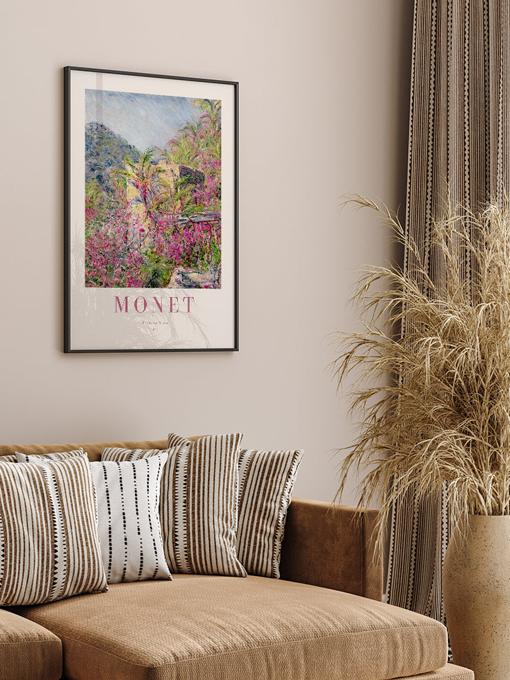 Monet The Valley of Sasso - Art Print