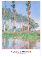 Monet Three Trees in Spring - Art Print