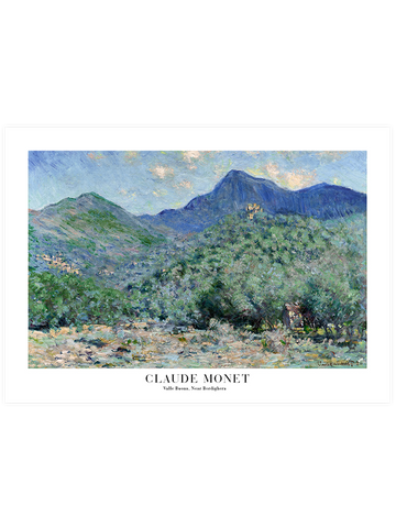 Monet Valle Buona Near Bordighera - Art Print