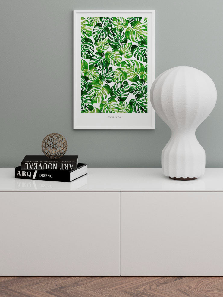 Palmiye Ağacı Yaprakları N2  - Art Print Ürün ikincil görseli