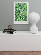 Palmiye Ağacı Yaprakları N2  - Art Print