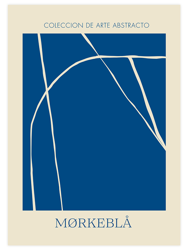 Morkebla - Art Print Sanatsal Poster
