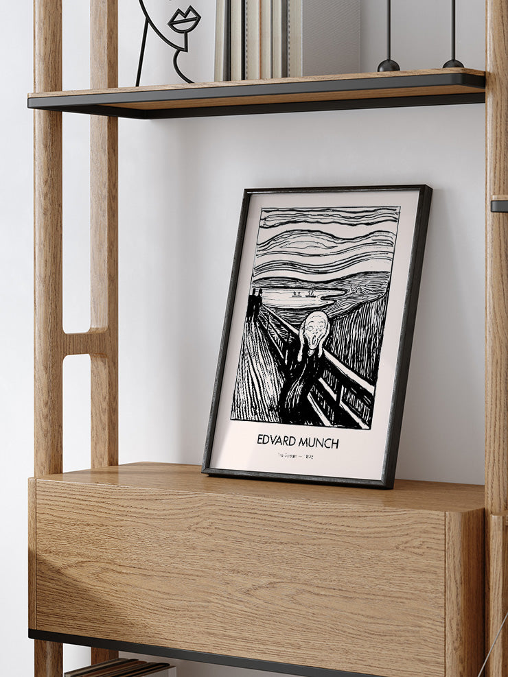 Edvard Munch Scream (Çığlık) - Art Print  Poster