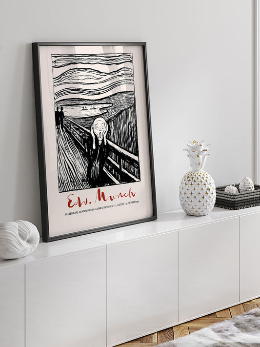 Edvard Munch Afiş Scream (Çığlık) Poster - Giclée Baskı