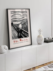 Edvard Munch Afiş Scream (Çığlık) - Fine Art Poster