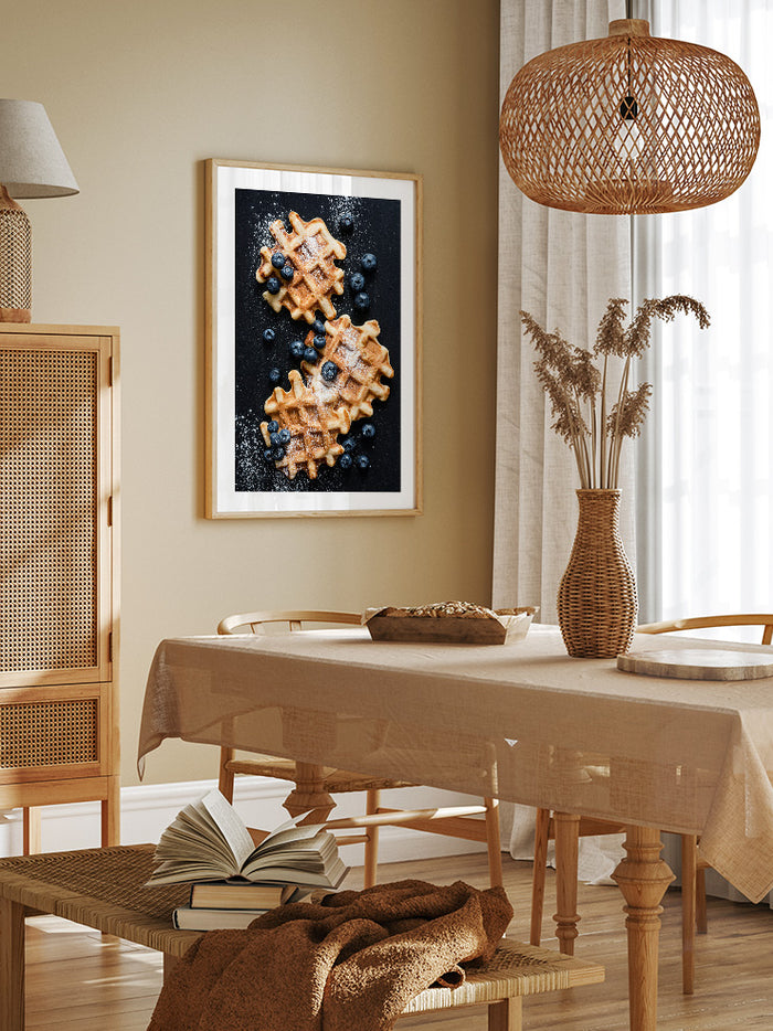 Waffle - Art Print  Poster
