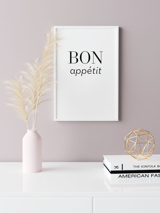 Bon Appetit Poster - Giclée Baskı