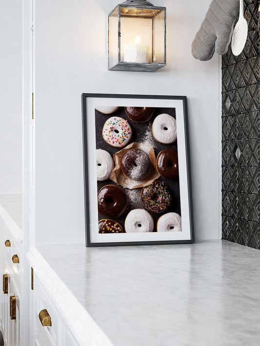 Donut Poster - Giclée Baskı