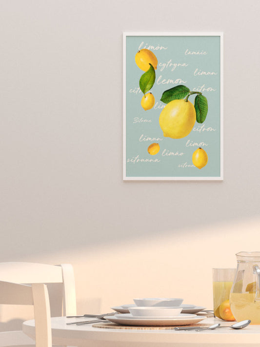 Limones - Art Print