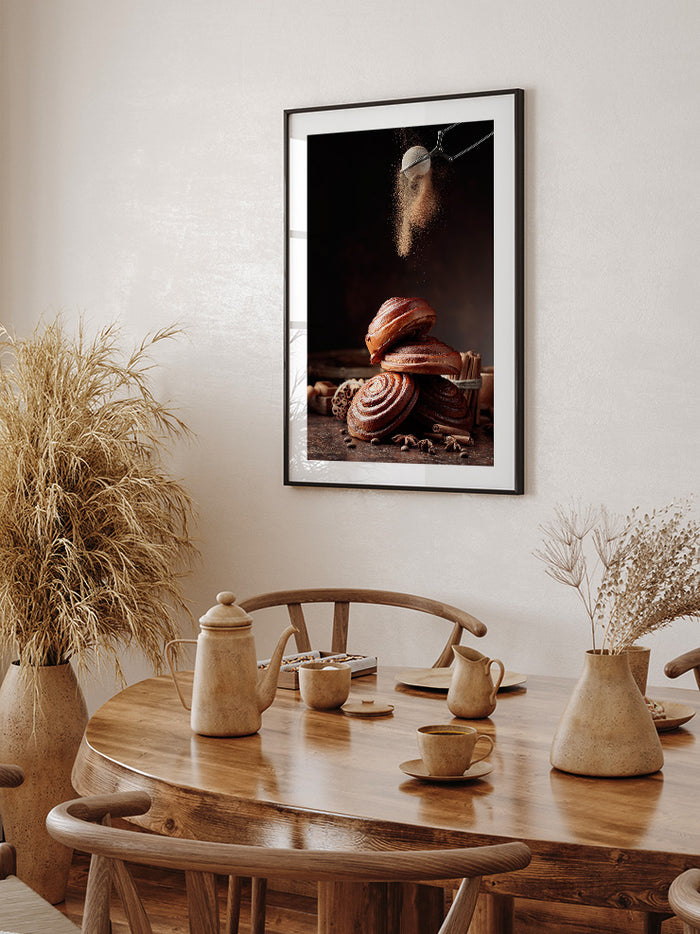 Cinnamon Rolls - Art Print  Poster
