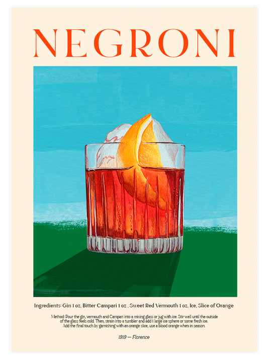 Negroni - Fine Art Poster