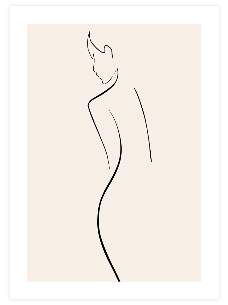 Nü N3 - Art Print Sanatsal Poster