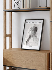 Odilon Redon Brunhilde - Fine Art Poster